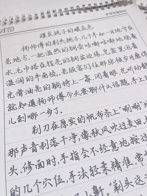 简心柔楷体行楷硬笔手写行楷书法练字硬笔书法字帖 10